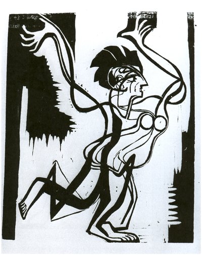Palucca by Ernst Ludwig Kirchner